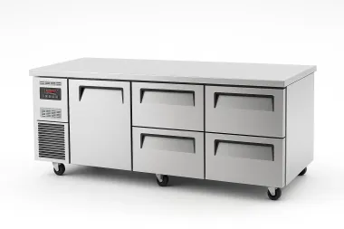 KUR18-2D-4: Bàn mát  4 ngăn kéo1m8 Turbo Air 