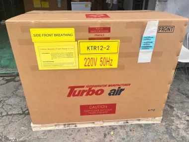 KTR12-2: BÀN PIZZA 2 CÁNH INOX 1.2M TURBO AIR