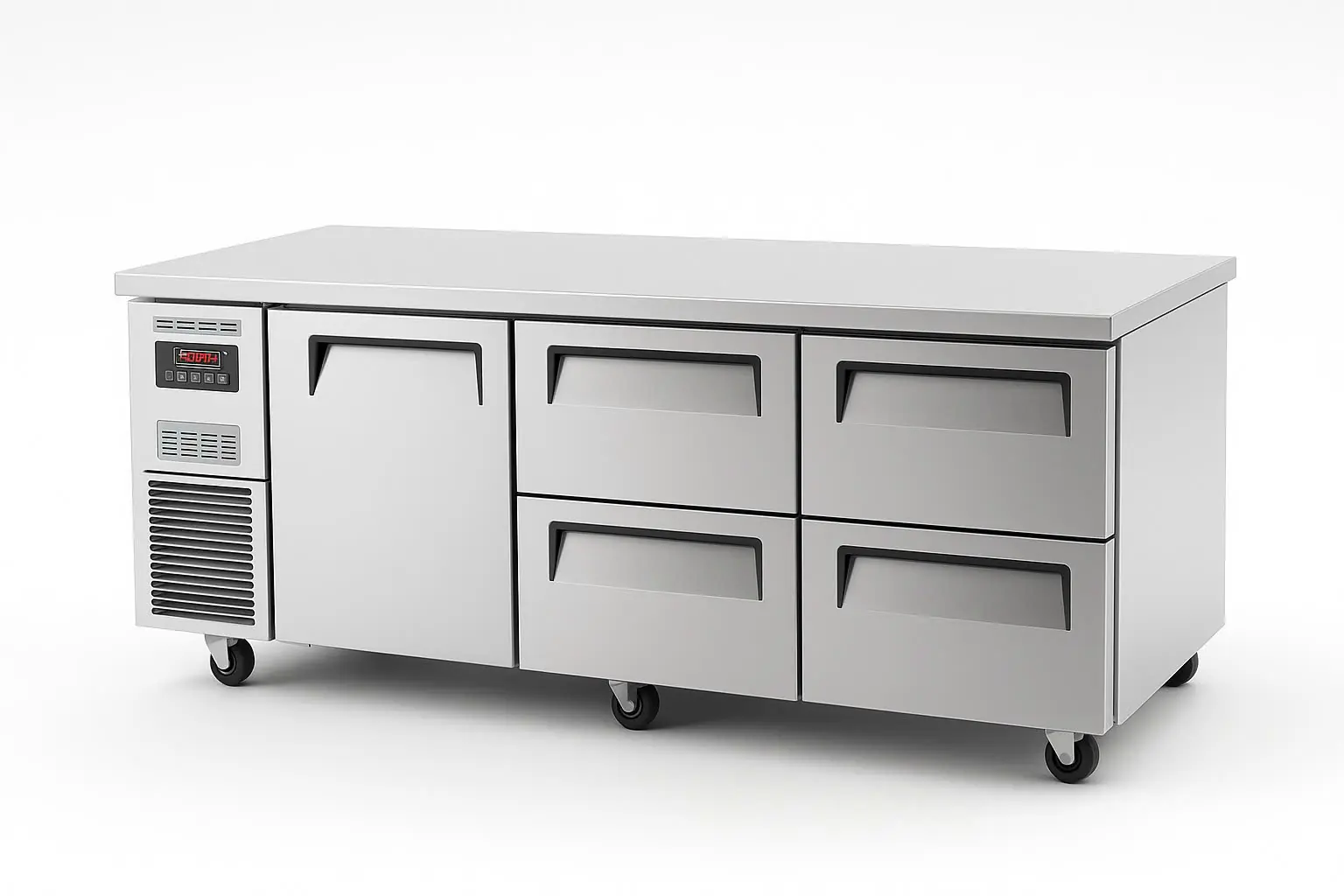 KUR18-2D-4: Bàn mát  4 ngăn kéo1m8 Turbo Air 