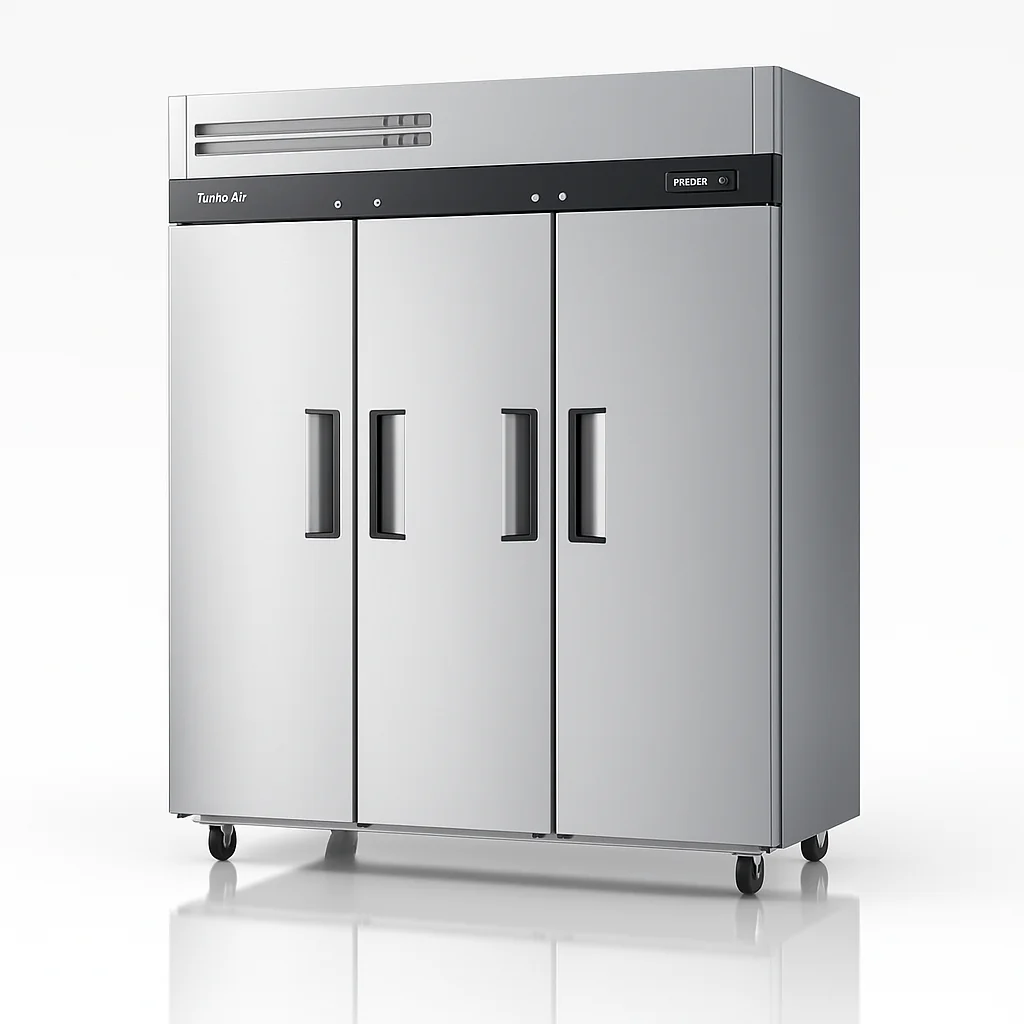 KR65-3P: Tủ mát đứng 3 cánh Inox (có khay GN) Turbo Air